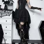 Black Gothic Corset Dress