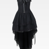 Black Gothic Corset Dress