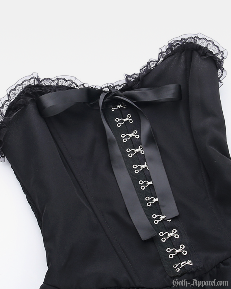 Black Gothic Corset Dress