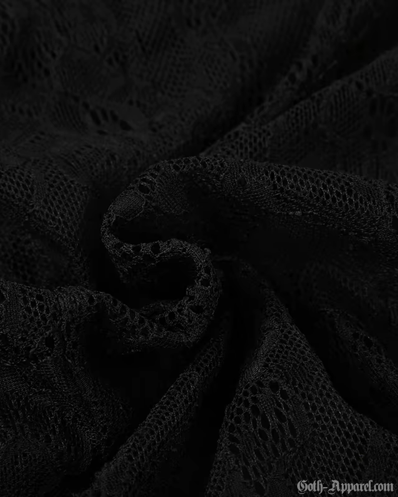 Black Lace Maxi Skirt