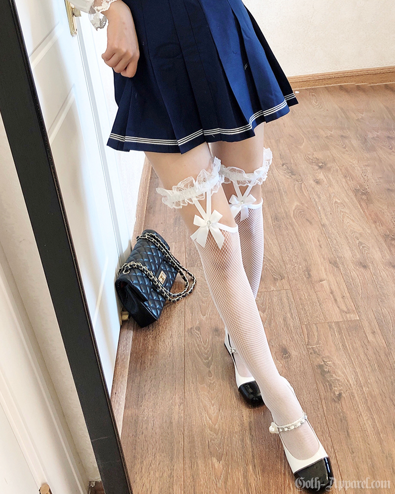 Bow Lace Thigh High