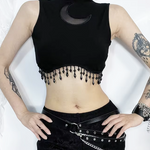 Crescent Moon Crop Top