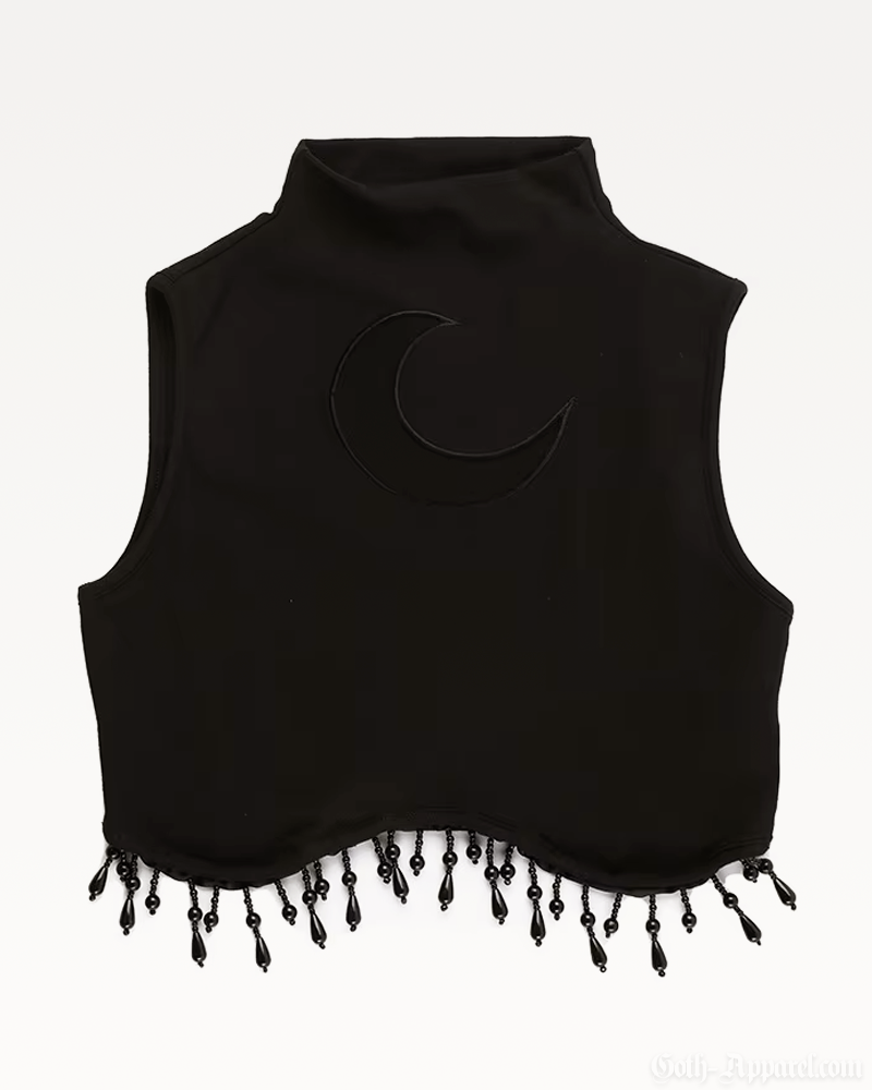 Crescent Moon Crop Top