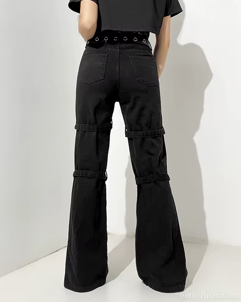 Goth Buckle Pants