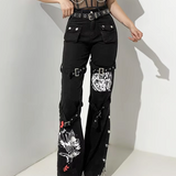 Goth Buckle Pants