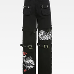 Goth Buckle Pants
