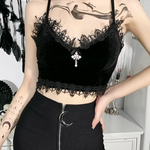 Goth Crop Top