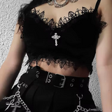 Goth Crop Top