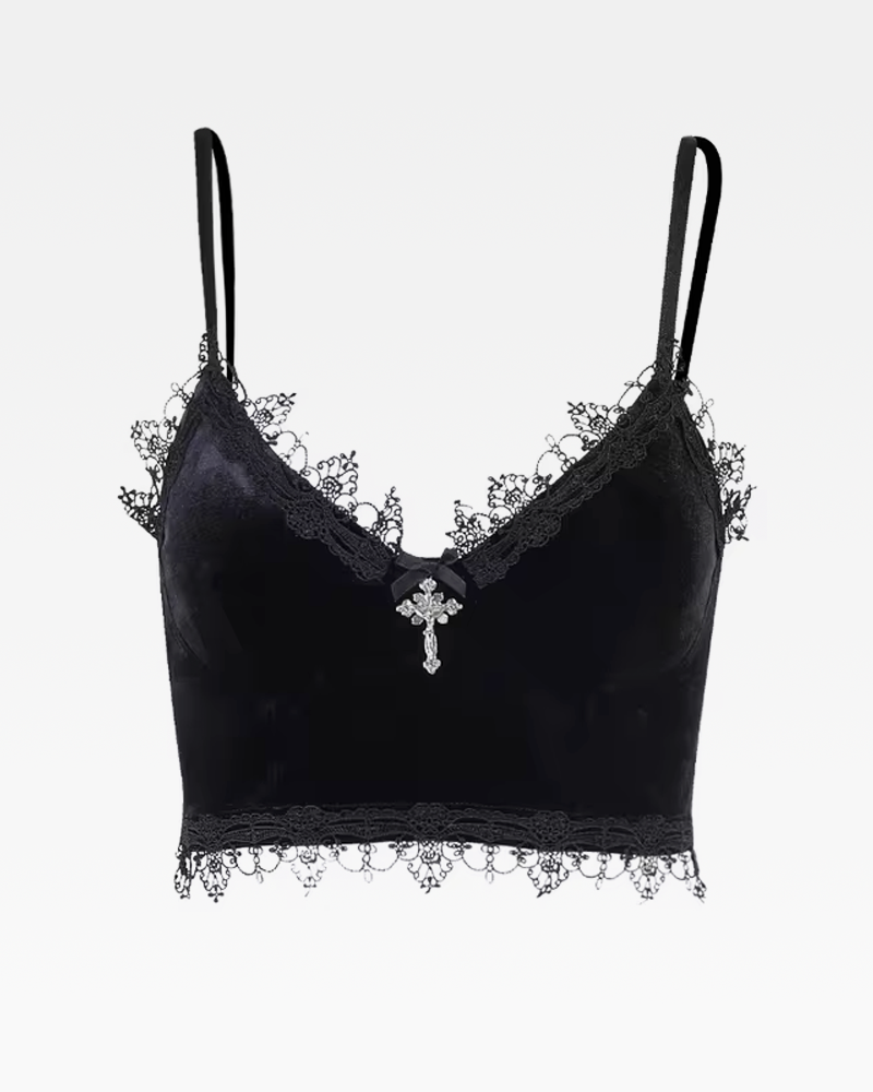 Goth Crop Top