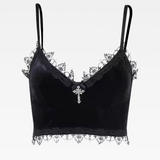 Goth Crop Top