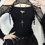 Goth Fishnet Top