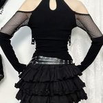 Goth Fishnet Top
