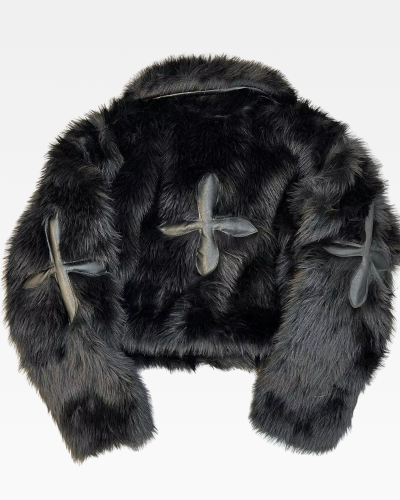 Goth Fur Jacket