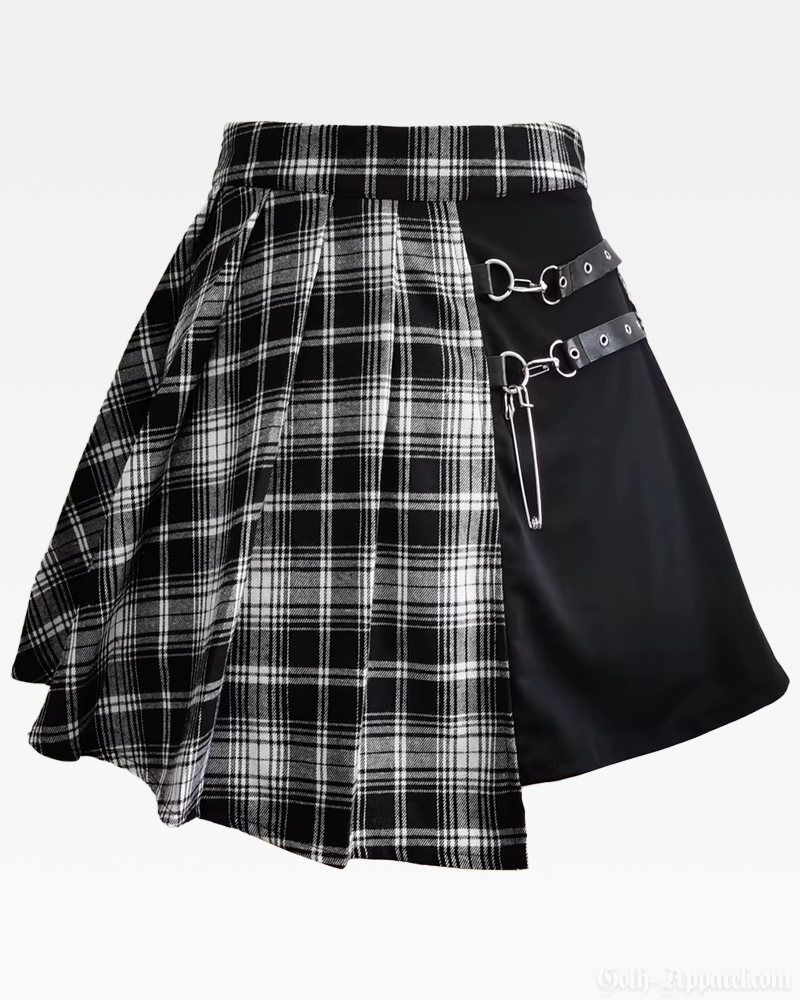Goth Plaid Skirt