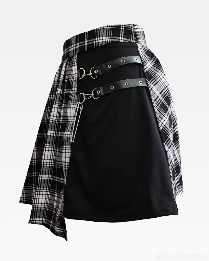 Goth Plaid Skirt