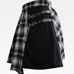 Goth Plaid Skirt