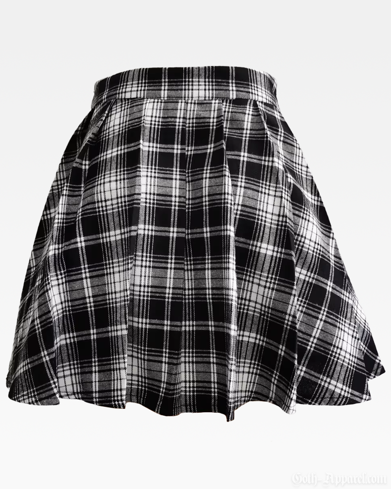 Goth Plaid Skirt