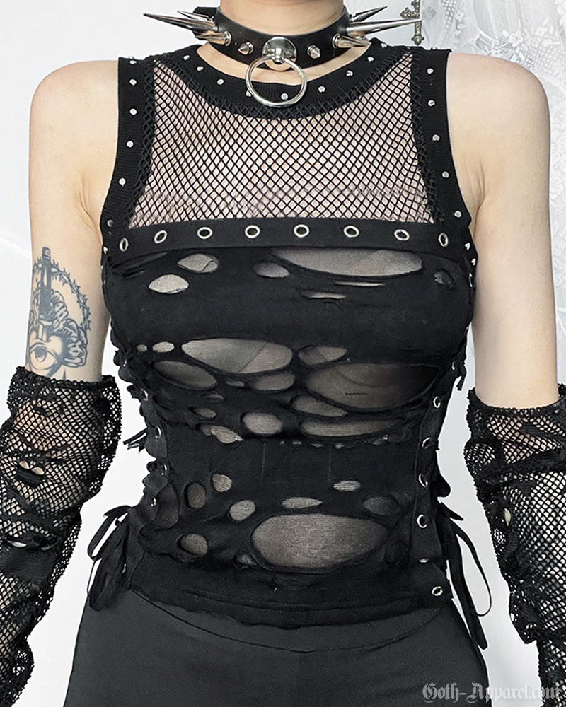 Goth Tank Top Women
