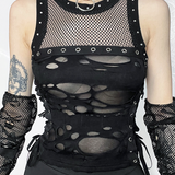 Goth Tank Top Women
