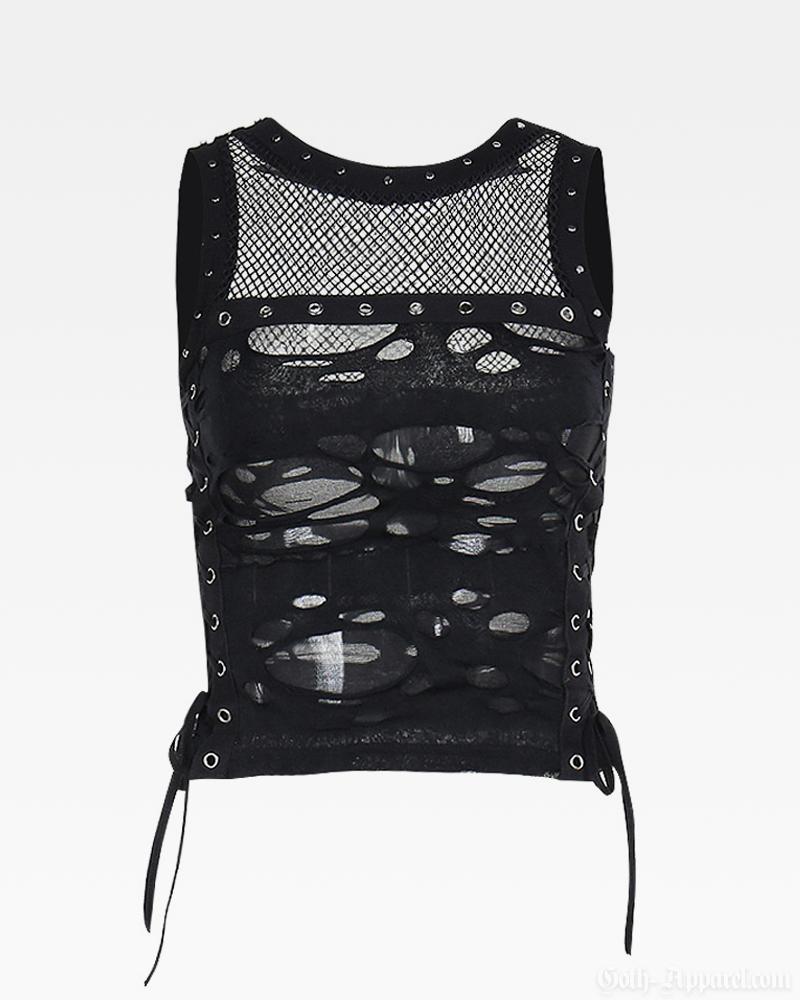 Goth Tank Top Women