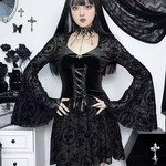 Gothic Bell Sleeve Dress