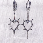 Gothic Heart Earrings
