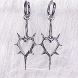 Gothic Heart Earrings