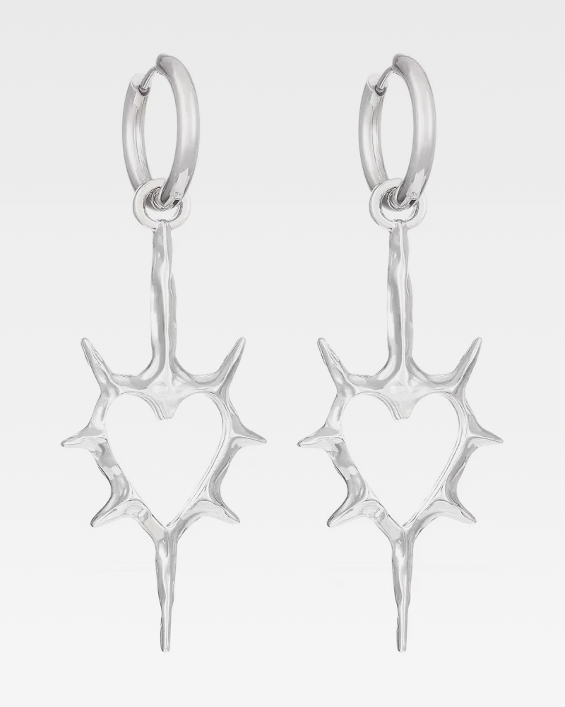 Gothic Heart Earrings