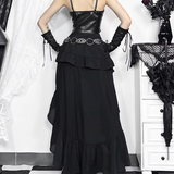 Gothic High Low Skirt