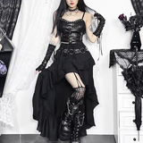 Gothic High Low Skirt