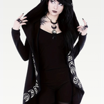 Gothic Hooded Cardigan