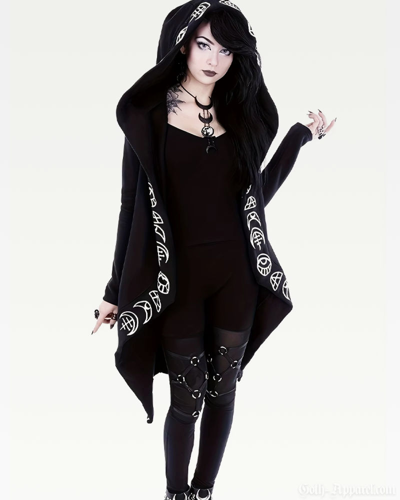 Gothic Hooded Cardigan
