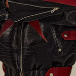 Gothic Leather Jacket Mens