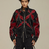 Gothic Leather Jacket Mens