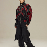 Gothic Leather Jacket Mens