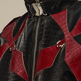 Gothic Leather Jacket Mens