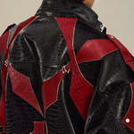 Gothic Leather Jacket Mens