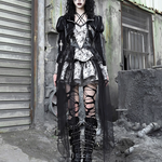 Gothic Leather Jacket Womens