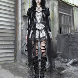 Gothic Leather Jacket Womens