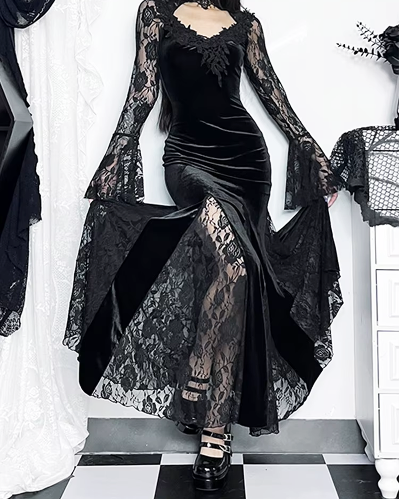 Gothic Maxi Dress