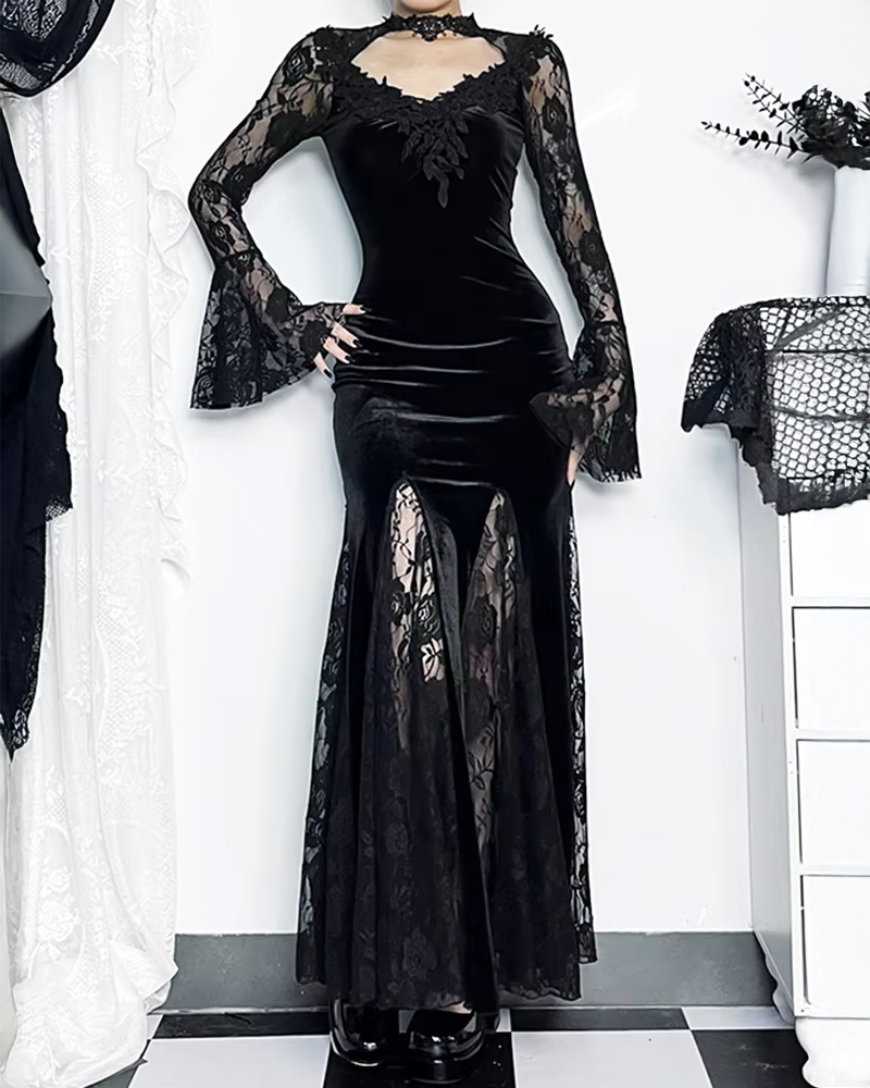 Gothic Maxi Dress