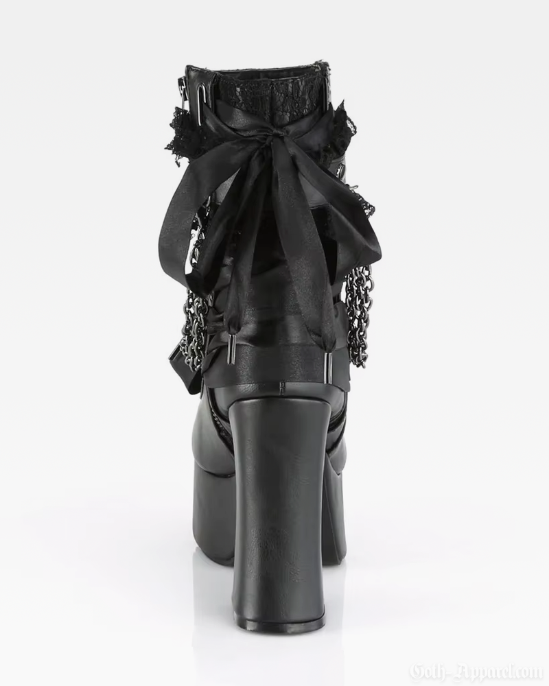 Gothic Platform Ankle Boots