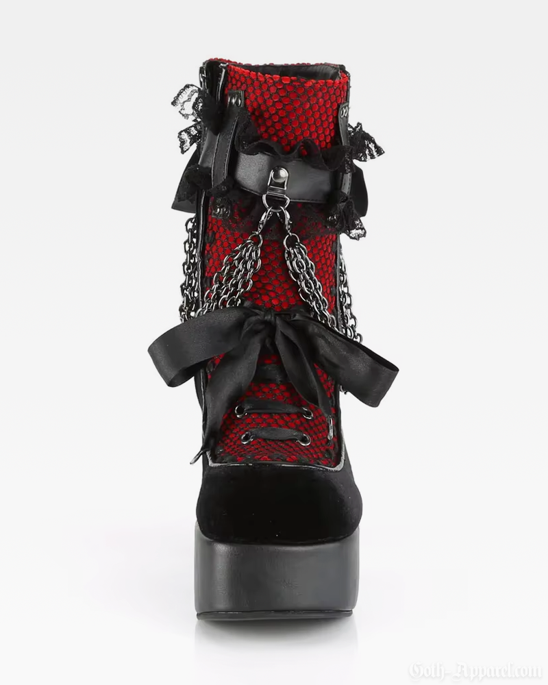 Gothic Platform Ankle Boots