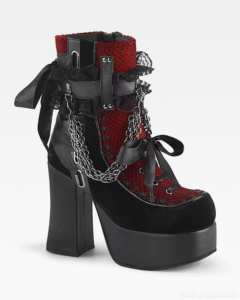 Gothic Platform Ankle Boots