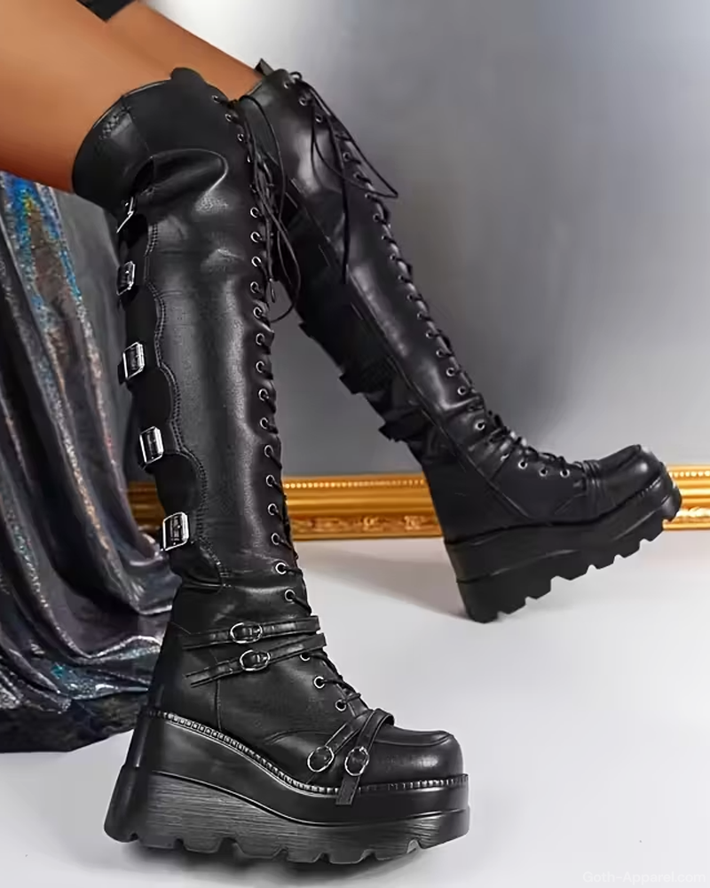 Over The Knee Gothic Boots