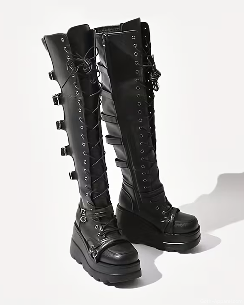 Over The Knee Gothic Boots