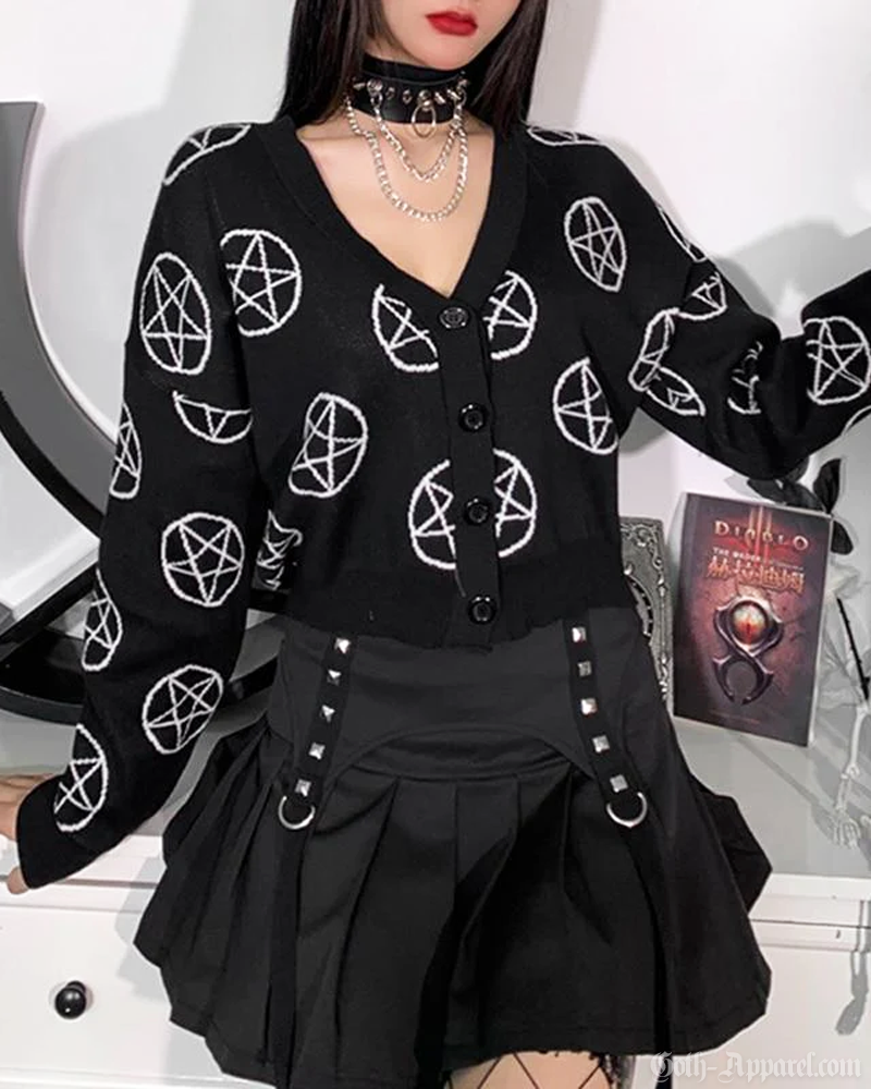 Pentagram Cardigan