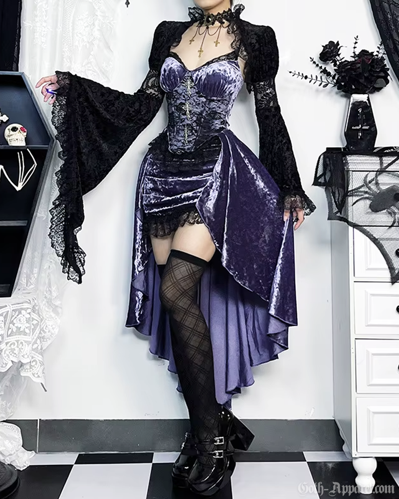 Purple Gothic Dress