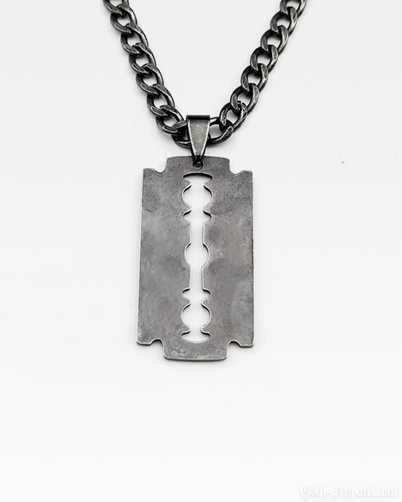 Razor Blade Necklace