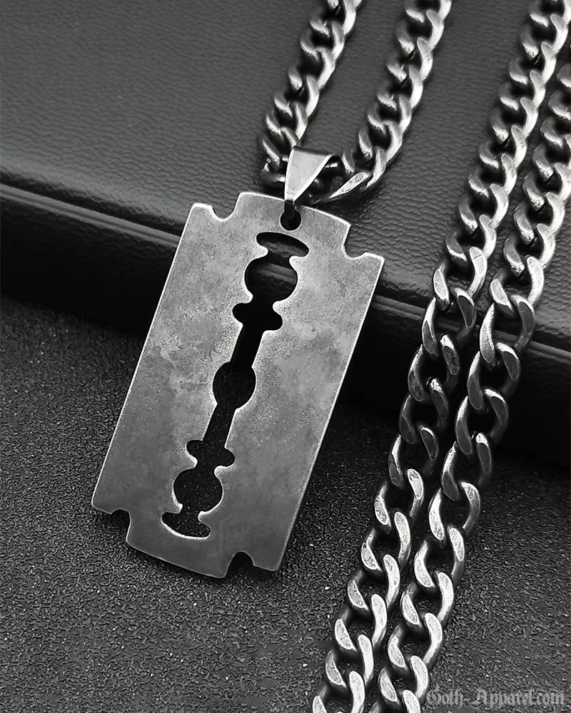 Razor Blade Necklace